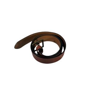 MEN'S VOLPI CONCERIE BLACK GENUINE ITALIAN LEATHER BELT SIZE 36/90cm..